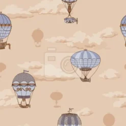 Tapeta: Podróż balonem braci montgolfier