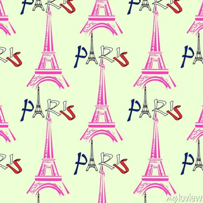 Tapeta: Podróżując wzór. kolorowe bezszwowe tło graficzne