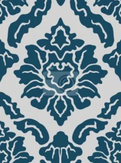 Tapeta: Pop barokowy niebieski