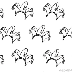 Tapeta: Projekt kapelusz na białym tle