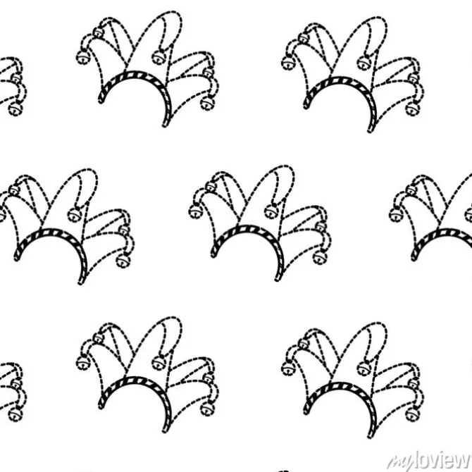 Tapeta: Projekt kapelusz na białym tle