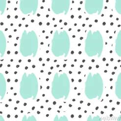 Tapeta: Rę cznie narysowane streszczenie jednolite wzór