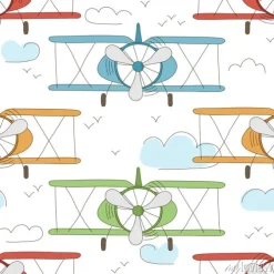 Tapeta: R? cznie rysowane wektora zabytkowe bezszwowych wzór z cute little