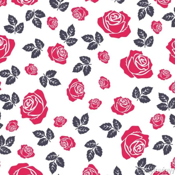 Tapeta: Różany wzór. bezszwowy wzór z kwiatami róże. kwiatowy bezszwowe