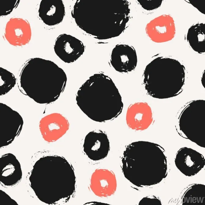 Tapeta: Ręcznie narysowanego koła bez szwu deseniu