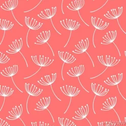 Tapeta: Ręcznie rysowane wzór z ozdobny nasiona mniszka lekarskiego.