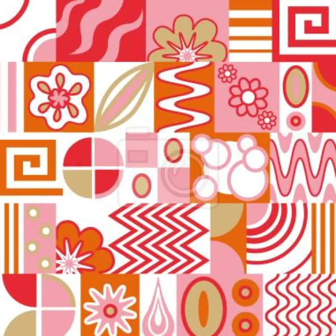 Tapeta: Retro potpourri światła