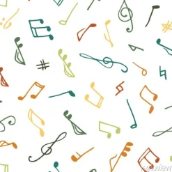 Tapeta: Różnorodność wzorek bez szwu muzyki