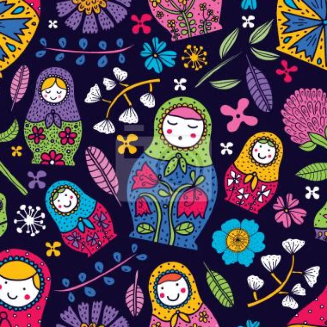 Tapeta: Rosyjski babuszki kwiatu