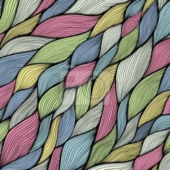 Tapeta: Rusalka splecione włosy pastel