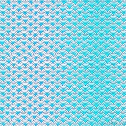 Tapeta: Ryby morskie skalują prosty wzór w delikatnych pastelowych kolorach