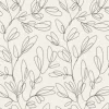 Tapeta: Seamless floral pattern with one line flowers. vector hand drawn