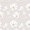 Tapeta: Seamless pattern, hand drawn white magnolia blossom.