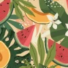 Tapeta: Seamless simple pattern. collage of tropical plants and exotic