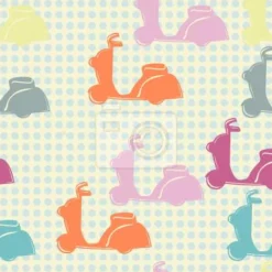 Tapeta: Skuter z kropkami