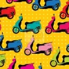 Tapeta: Skutery i polkadotów