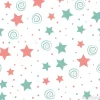 Tapeta: Sky full of stars kids seamless pattern design