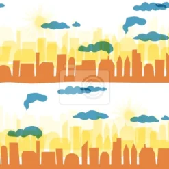 Tapeta: Skyline wcześnie rano