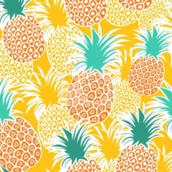 Tapeta: Słoneczne owoce i sok ananasowy