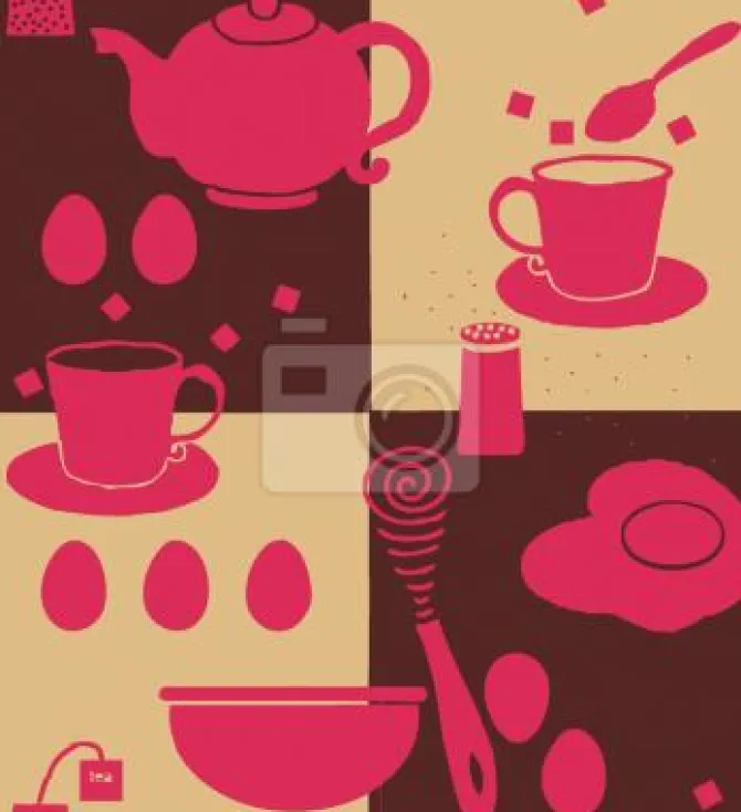 Tapeta: Stół śniadaniowy