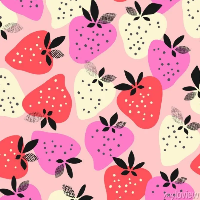 Tapeta: Szwu z truskawkami