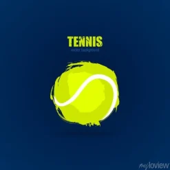 Tapeta: Tenis, piłka streszczenie, projekt, element baneru sportowego,