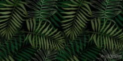 Tapeta: Tropical seamless pattern with palm leaves. modern abstract design