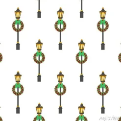 Tapeta: Ulica wzór latarni