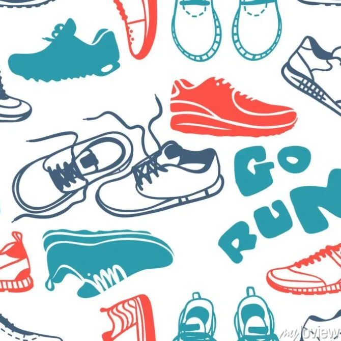 Tapeta: Uruchamianie bez szwu wektora deseniu.