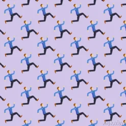 Tapeta: Uruchom biegacz maraton człowiek bez szwu deseń jogging fitness