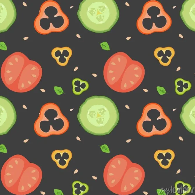 Tapeta: Warzywa wzór