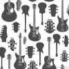 Tapeta: Wektor gitary wzór lub tła