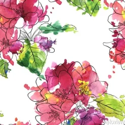 Tapeta: Wektor wzór z kwiatami jabłoni