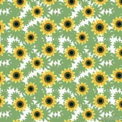 Tapeta: Wektor wzór z słoneczniki.