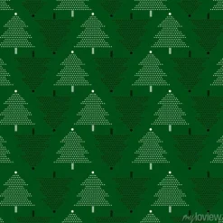 Tapeta: Wektorowy bezszwowy wzór z choinkami. nowy rok tło, wzór.