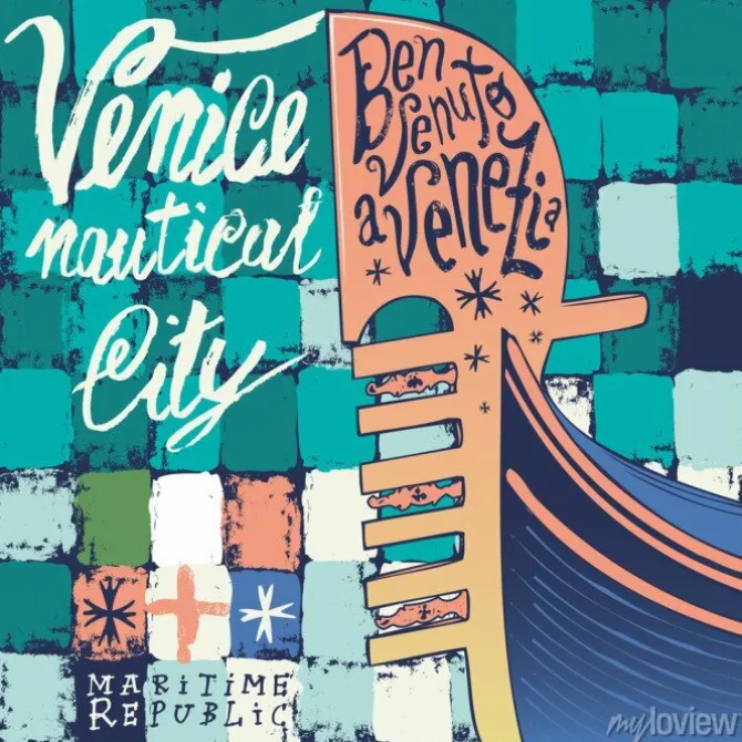 Tapeta: Weneckie miasto morskie