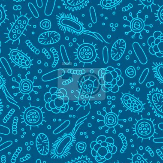 Tapeta: Świat bakteryjny