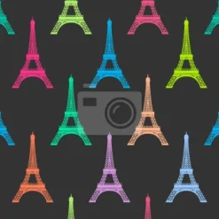 Tapeta: Wieża eiffla nocą