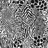 Tapeta: Wild animal skins patchwork camouflage wallpaper black and white