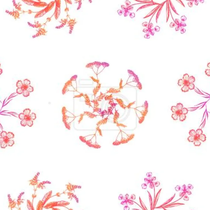 Tapeta: Wildflower wieńce