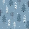 Tapeta: Winter seamless pattern with fir trees and pines in snow. winter