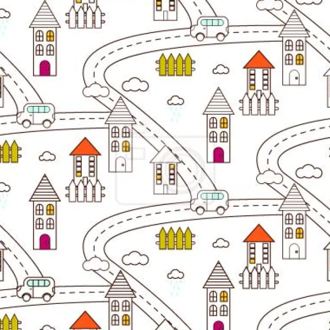 Tapeta: Wioska dzienna