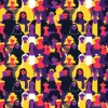 Tapeta: Womens day seamless pattern of diverse woman faces