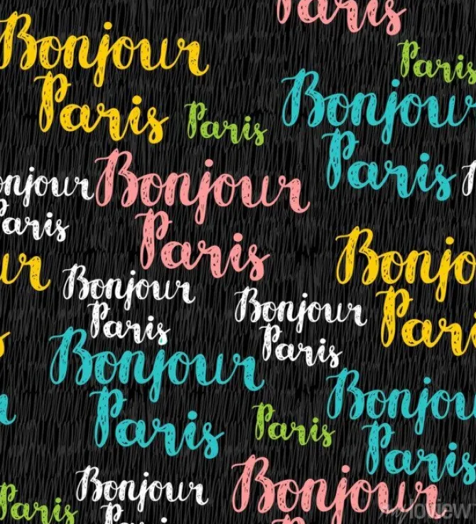 Tapeta: Wyciągnięte ręcznie. bezszwowych wzór na czarnym tle.