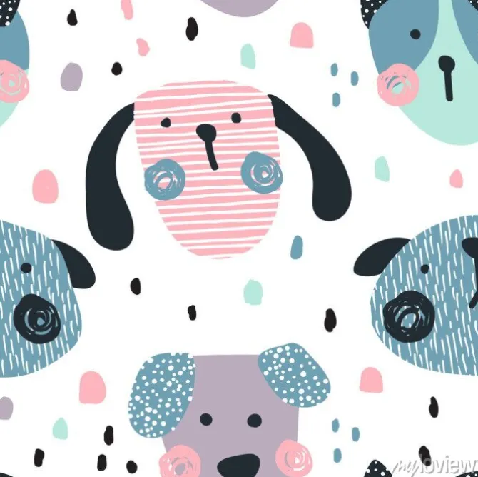 Tapeta: Wzór psów