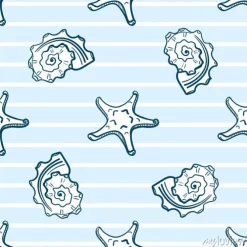 Tapeta: Wzór rozgwiazdy i muszle