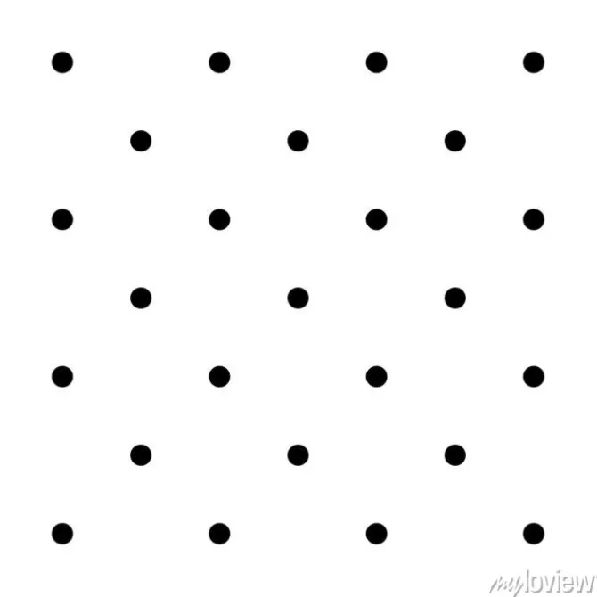 Tapeta: Wzór w czarne kropki