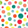 Tapeta: Wzór w kolorowe duże grochy