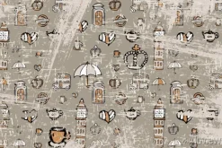 Tapeta: Wzór z obrazkami na temat anglii. dla tych, którzy lubią podróżować.