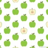 Tapeta: Wzór z zielonymi jabłkami